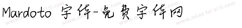 Mardoto 字体字体转换